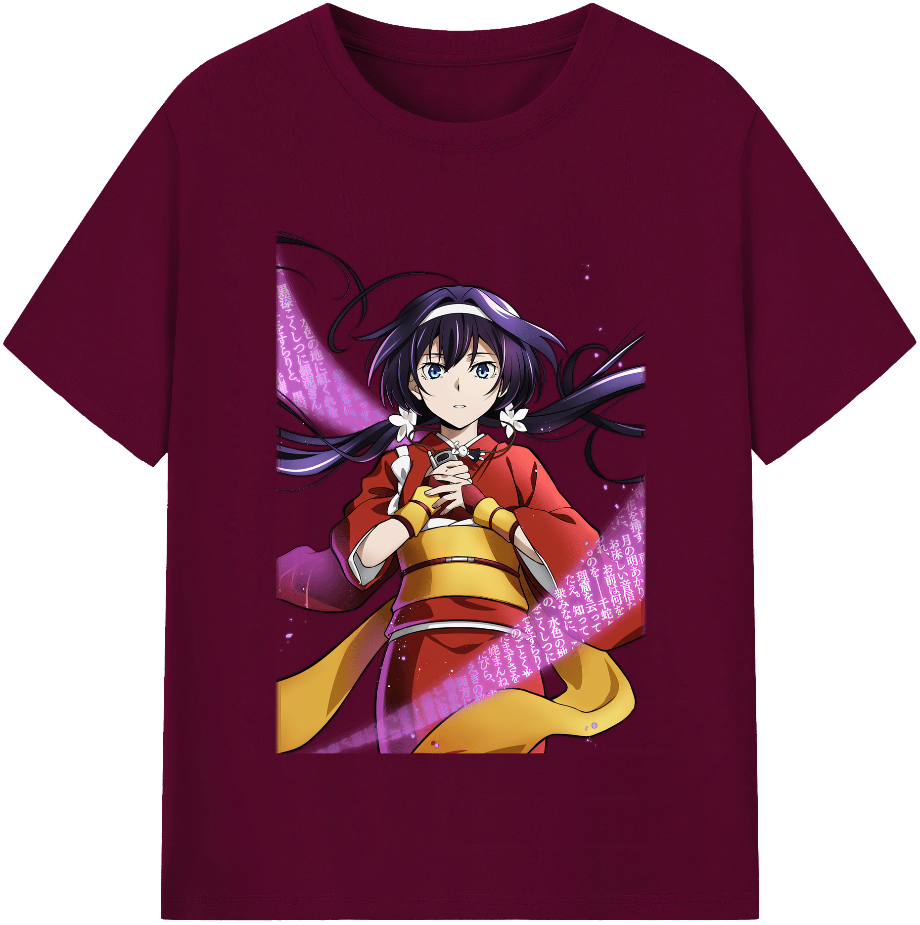 （画像用） 文豪ストレイドッグス Bungo Stray Dogs レディースカジュアルプリントTシャツ（綿100％）